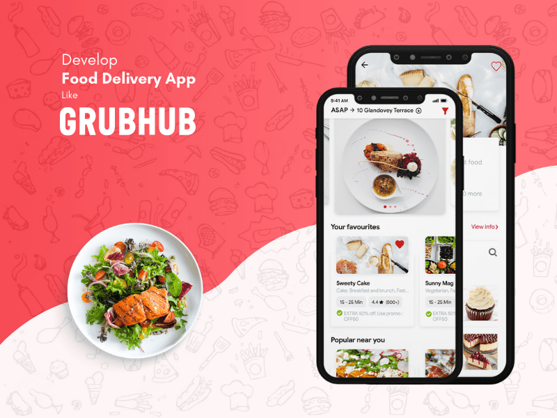 Cost to Develop Food Delivery Apps Like Foodpanda-Grubhub-clone-app