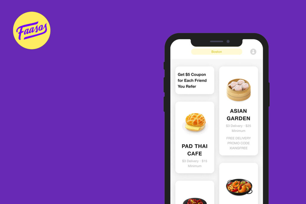 Faasos online food deliver app development cost