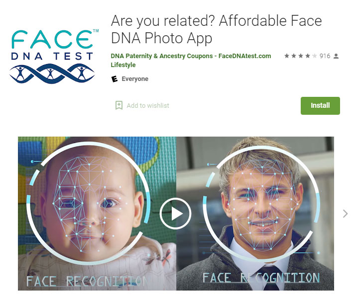 face-DNA-test-app