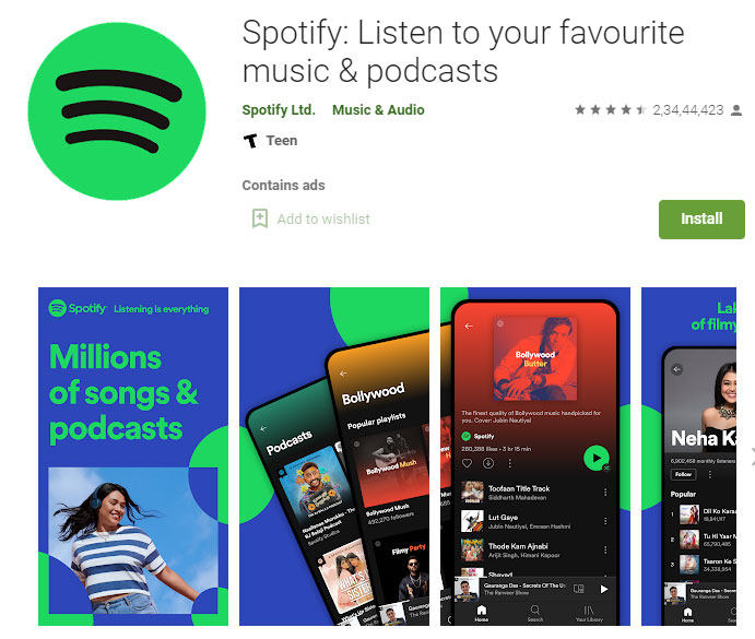 Spotify-app