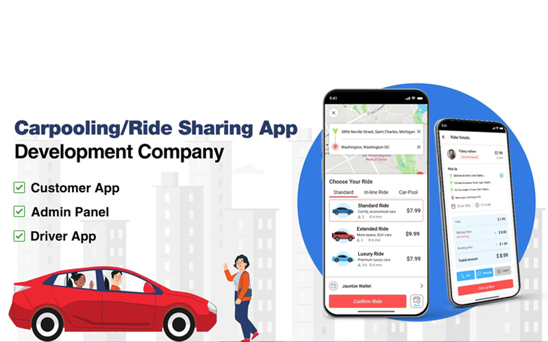car pooling app cost