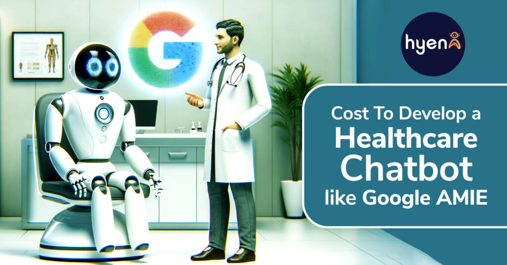 How Much Does It Cost to Develop a Healthcare Chatbot Like Google’s AMIE? The inception of Google’s AIME has simplified the way we approach medical advice and support. It has not only made it more accessible but also significantly more efficient. Because of its efficiency, many are considering developing their own healthcare chatbots. But developing a chatbot like AIME is not a simple feat. It requires comprehensive investment in design, development, technology, and adherence to healthcare regulations. Moreover, collaboration with AI development company is also a key step in developing a similar app like Google’s AMIE. In this article, we walk you through the key features of a healthcare chatbot and the cost of creating an app like Google AMIE. Understanding the Scope and Features of a Healthcare Chatbot Here are the core features and functionalities of a medical chatbot app like AIME: 1. NLP (Natural Language Processing) Capabilities It enables the chatbot to analyze and reply to the interactions effectively. This allows the chatbot to understand human language and generate coherent responses. So, the chat will feel more natural and intuitive. 2. Symptom Checking and Diagnosis Support The chatbot should analyze the symptoms provided by the user and suggest possible conditions. Using the database of medical knowledge, it also suggests possible next steps, like seeking medical attention or specific actions. 3. Patient Data Management It is essential to keep track of user information, medical history, and interactions with the chatbot. This ensures the chatbot can provide personalized advice and follow-up consultations. 4. Electronic Health Records (EHR) Accessing patient records in real-time and updating them ensures medical professionals can access them whenever required or in emergencies. This ensures more informed-decisions and better coordinated care.   5. Appointment Scheduling and Reminders The chatbot should assist in checking the availability, scheduling the appointment, booking a slot, sending the remainders, and streamlining the administrative process. 6. Multi-Language Support The chatbot should be able to interact in multiple languages to make healthcare accessible to a diverse user base. This allows even non-English speakers to use the chatbot in their preferred language. 7. Voice Recognition and Response Voice commands make interactions more seamless, especially for users who like to speak rather than type or have difficulty typing for longer durations. 8. AI-driven Personalized Health Advice AI algorithms should be developed to examine the users’ health data to provide personalized recommendations that include lifestyle changes, diet, medication remainders, and exercise. 9. Integration with Wearable Devices Getting real-time data from wearable devices lets the chatbots offer timely advice, monitor any chronic conditions, and alert users of potential health issues. 10. Security and Compliance with Health Regulations (e.g., HIPAA) It is one of the significant features of AI-powered healthcare app development. Complying with any regulations, such as HIPAA, ensures data security and patient privacy. How Much Does It Cost to Develop a Chatbot Like Google’s AIME? Tech people must be aware that the answer to this question relies mainly on various factors like design complexity, features, development time, mobile app developer’s location, hourly rate of app developers, etc. On average, the cost of the cost of developing a basic medical chatbot usually ranges from $50,000 to $65,000. But to develop a healthcare chatbot with more advanced features like AIME, it may cost between $100,000 and $200,000 or even more.   For a more detailed explanation, we have provided cost estimation examples of three different levels of developing healthcare chatbots. Understanding these estimations helps you plan your app's investment strategy and budget effectively. Based on this, you can choose the right level of investment for your medical chatbot project. 1. Basic Healthcare Chatbot Development A basic healthcare chatbot has fundamental functionalities like appointment scheduling and symptom checking. It provides basic support and can handle simple tasks without advanced AI features like EHR integration. This basic version is suitable for small clinics, individual practitioners, or startups looking to automate basic support for their patients. Estimated Cost Range: $50,000 to $80,000, and the cost range includes UI/UX design, basic feature development, and initial deployment. 2. Advanced Healthcare Chatbot Development Developing an advanced healthcare chatbot has comprehensive features like multi-language support, AI-driven health advice, and EHR integration for personalized interaction. This is suitable for mid-size healthcare providers looking for sophisticated healthcare solutions. Estimated Cost Range: $100,000 to $200,000, and the cost covers all the advanced features mentioned, including UI/UX design, system integration, and comprehensive testing. 3. Enterprise Level Healthcare Chatbot Development Enterprise-level chatbot development needs to integrate advanced features such as voice recognition, robust security, wearable device integration, etc. This type of healthcare chatbot is suitable for large healthcare organizations that deliver cutting-edge healthcare services with high levels of automation and personalization. Estimated Cost Range: $300,000+, and the cost range mostly includes all the advanced features, user-friendly UI/UX design, on-going support, and rigorous testing.   Different Stages of Developing a Healthcare Chatbot Developing a healthcare chatbot has several crucial stages, each associated with costs. Here is a detailed breakdown of these components. Planning and Requirement Analysis • The first step is to analyze user needs, conduct market research, and evaluate project feasibility. This helps to align the project with market demands and viability. • Next, outline the functionalities and scenarios that the chatbot will address to get an outline of the development process. • Creating a detailed project plan with timelines with clear milestones, timelines, and milestones. This makes planning the development process easier. Design and Prototyping • Design a user-friendly interface (UI/UX Design) that focuses on ease of use and accessibility. • Developing mockups and wireframes to visualize how the chatbot layout and flow looks like before starting the development process. • Creating prototype for testing and refining the design so that it meets the requirements and expectations of the users. Development and Testing • Building the database management and server-side logic for efficient data storage and processing. • Developing user interactions and interface for an intuitive and seamless user experience. • Implement machine learning and AI models so that chatbots can analyze and respond to user queries. • Conducting the tests in various phases that include unit testing, user acceptance testing, and integration testing. This helps identify any bugs and fix them to ensure the chatbot works efficiently. Deployment and Maintenance • Deploy the chatbot on servers and cloud platforms to make it easy for users to access it. • Maintain and update the chatbot regularly to improve its performance. Adding new features and fixing any issues that may arise. • Providing necessary troubleshooting services to assist the users. Also, address any problems that users may encounter. • Understanding these development stages helps to plan and budget accordingly. And it also ensures smooth and successful project deployment. Cost-Saving Strategies to Consider While Developing a Health Chatbot Since developing a chatbot like AIME is a huge investment, you can implement some cost-saving strategies to reduce expenses without compromising quality. Below, we have mentioned some of the proven methods to achieve the same. A. Agile Development Methodology This methodology ensures the project is aligned with user needs and reduces rework that can be expensive. Focusing on essential features ensures the chatbot can be launched quickly for starting value. And any additional features can be implemented in future iterations. B. Leveraging Open-Source Tools Using open-source frameworks can have a significant reduction in costs. These free tools come with community support and extension documentation. Projects using open-source can benefit from community contributions that can help with keeping software up-to-date, troubleshooting issues, and adding new features. C. Cloud-Based Solutions Cloud platforms like Azure, AWS, and Google Cloud provide scalable solutions that can grow according to project needs. So, this helps significantly eliminate any upfront infrastructure costs. Cloud services often provide a pay-as-you-go option, which lets you pay only for the resources you use. It helps to manage the costs efficiently, especially during the initial stages of development and testing. Wrapping Up Developing a healthcare chatbot like Google’s AIME requires a significant investment along with time, resources, and the support of an expert mobile app development company. So, it also requires thorough planning, strategic implementation, and cost-saving strategies to manage the budget landscape. Get in touch with Hyena, a leading AI healthcare app development company, for more information on the cost of creating an app like AIME.